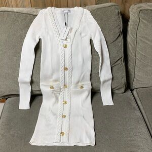 BRAND NEW 🔥 MILLY BRAIDED PLACKET CARDIGAN DRESS 😍